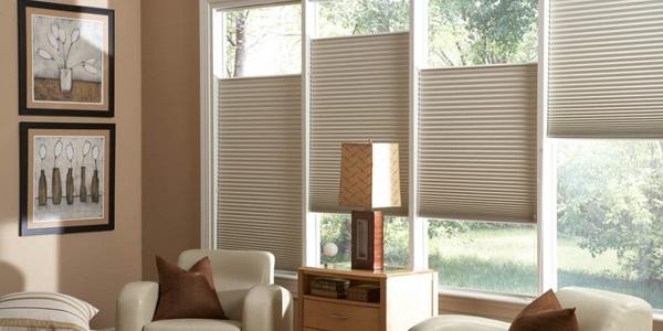 電動蜂巢簾安裝效果圖2 電動蜂巢簾安裝效果圖2